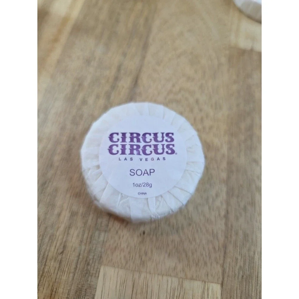 Circus Circus Las Vegas Hotel Casino Travel Size Soap Bar 1oz Sealed Collectable